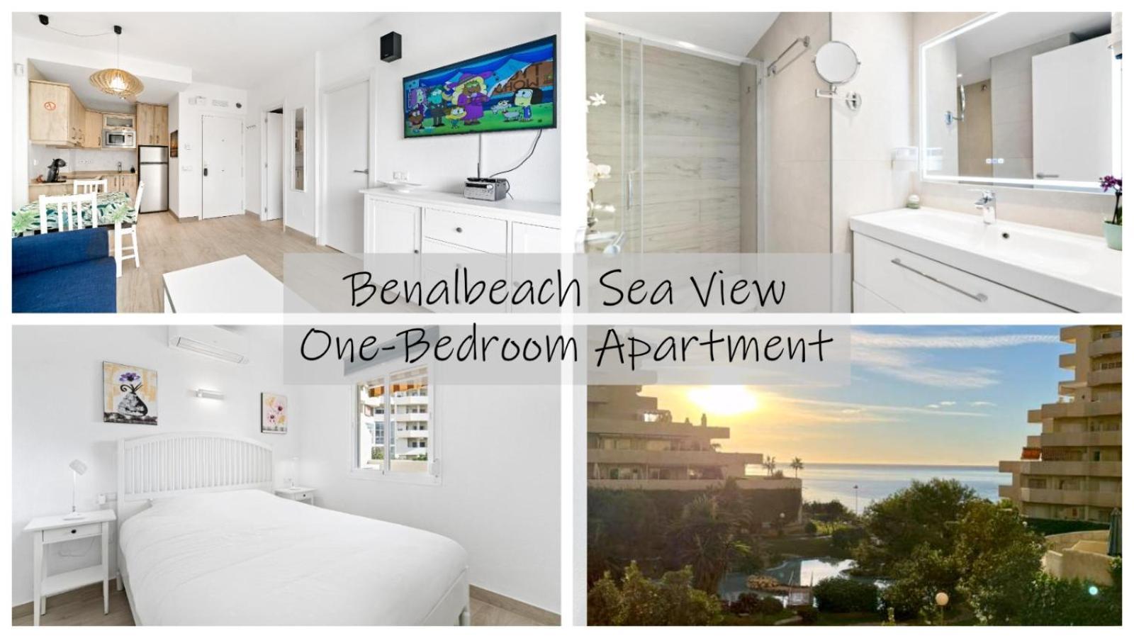 Benalbeach Sea View 24H Entry ベナルマデナ エクステリア 写真